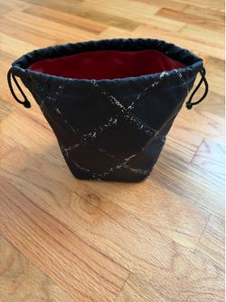 CHANEL Travel Line Drawstring Nylon Pouch