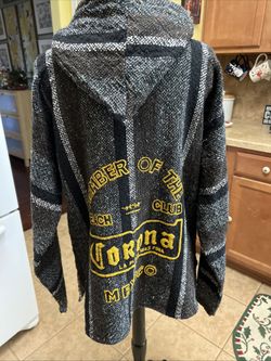 Vintage Baha Beach Corona Poncho