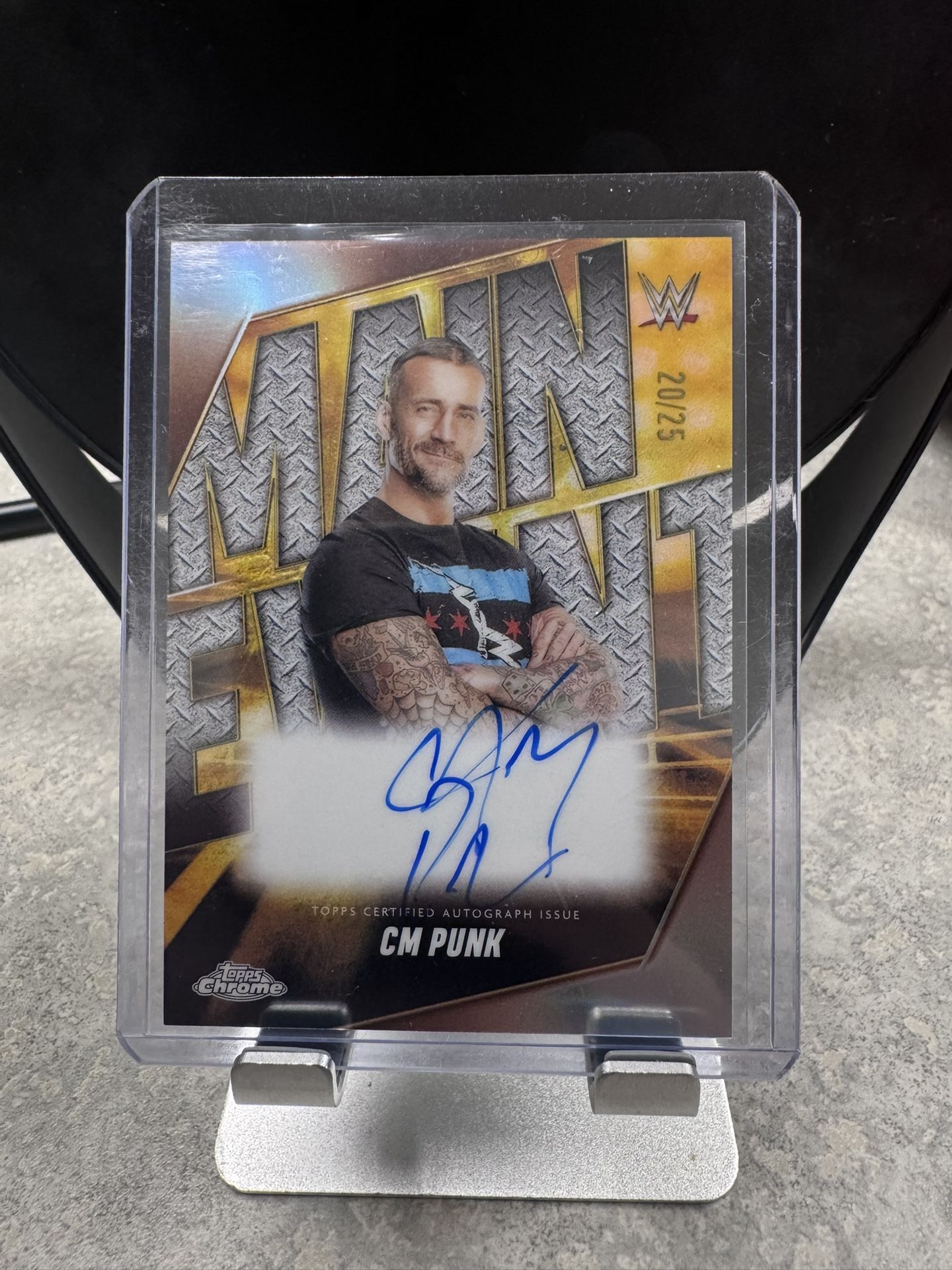 Cm Punk Main Event 20/25 Topps