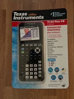 TI 84 plus CE calculator