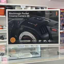 Blackmagic Pocket Cinema Camera 4K Limited Time Sale! 6/20