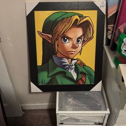 Link/legend Of Zelda Hard Canvas Poster