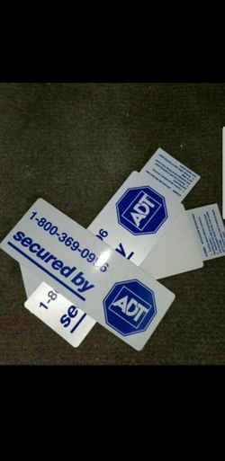 Alarm Decal stickers for your windows and doors.