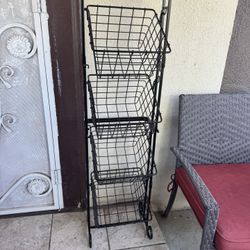 Gourmet Basics By Mikasa Flip 4 Tier Market Basket