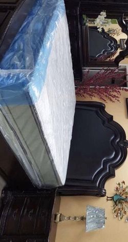 Sheffield Espresso Panel Bedroom Set [FREE CHEST] -New