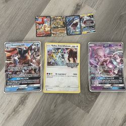 🔥 Pokémon GX/V/EX Card Lot – Charizard, Mewtwo, Greninja & More!