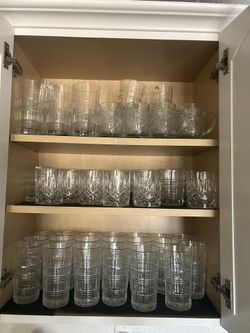 Glass crystals Cups