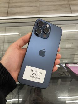 iPhone 15 pro max unlocked cash or $10 down