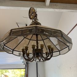 3 Hanging Glass Light Shades