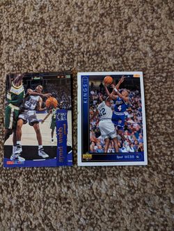 Collection Of NBA Hoops Basketball Trading Cards 