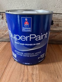 Sherwin-Williams SuperPaint Satin – Color Sticks & Stones (1 Galón Nuevo)