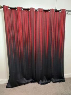 Ombre Blackout Window Curtains