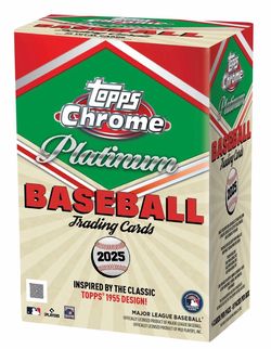 2025 Topps Chrome Platinum Baseball Value Box Blaster NEW SEALED '55 Anniversary