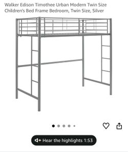 Twin XL bunk bed