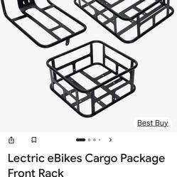 Lectric Bikes Cargo Bundle New Unopened