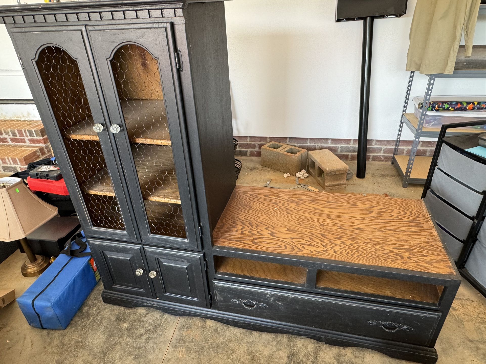Farmhouse Drop Zone Entry Way Bench