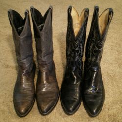 Dan Post 10.5D Teju Lizard Men's Cowboy Boots 10 1/2 D
