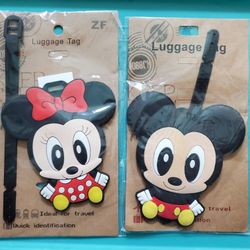 Disney Mickey Minnie Luggage Travel Tags