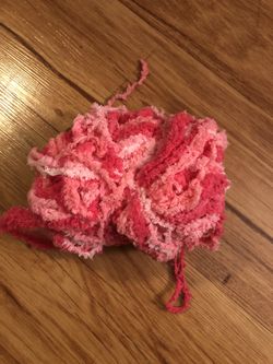Pink gradient yarn