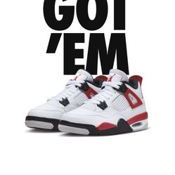 Jordan 4 Red Cement Size 9.5