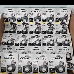 🔥COAST 1250-LUMEN RECHARGEABLE HEADLAMPS – NEW – BULK DEALS