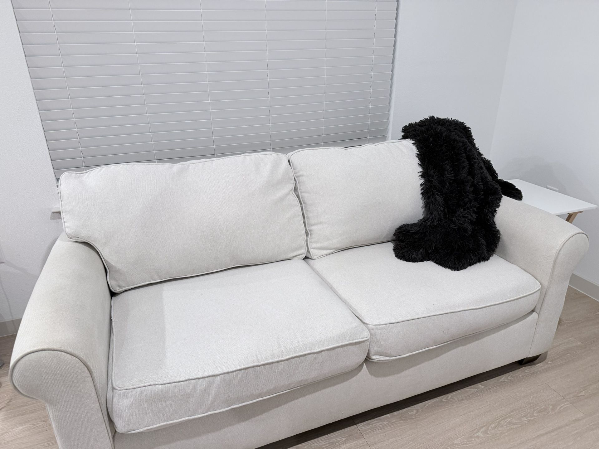 Pottery Barn White Couch 