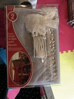 Chair Wraps with Beads