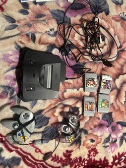 Nintendo 64 Console Bundle with Games and Controllers