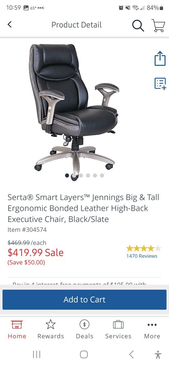 Serta Office Chair