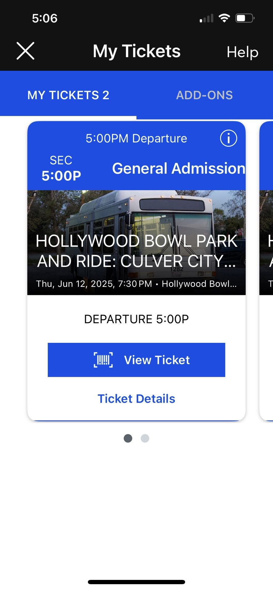 Hollywood Bowl Park N Ride Culver City