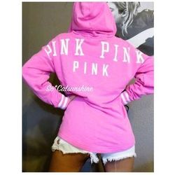 Victoria Secret Pink hoodie & Pink long sleeve Tee