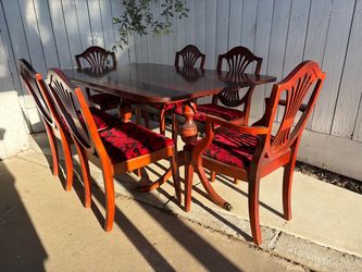 Vintage Dining Table and Chairs