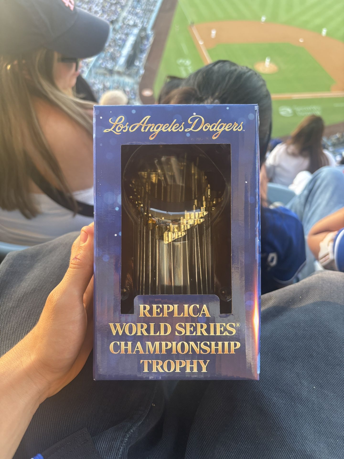Replica Dodgers World Series Trophy