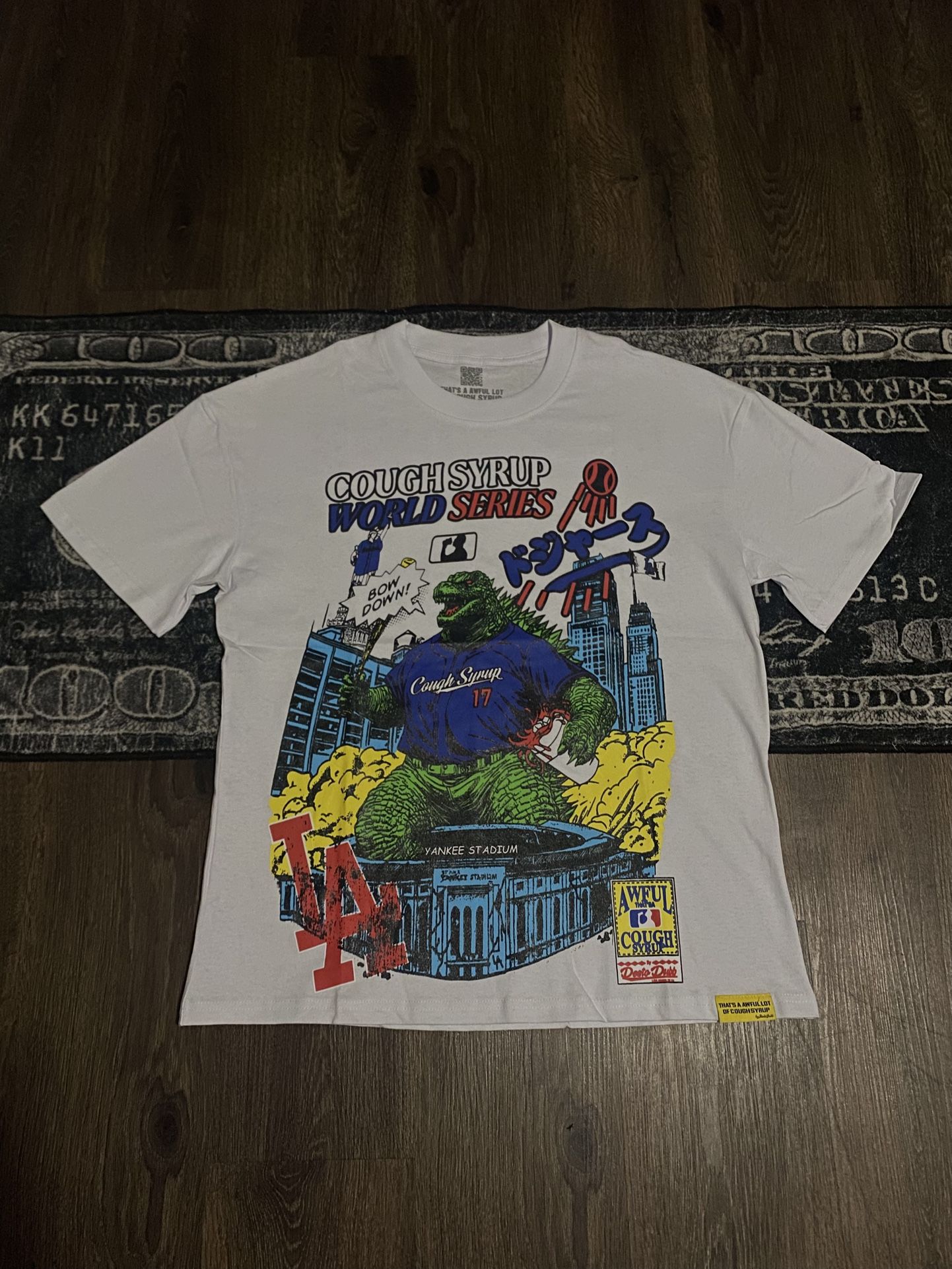 Baseball Awful lot of Cough Syrup Tee