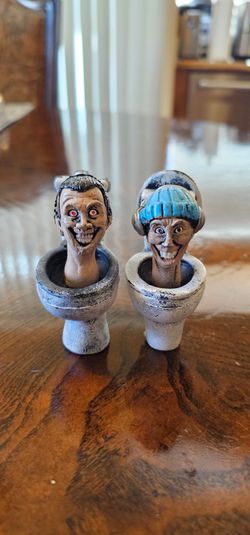 Skibidi Toilet & Dj Mexico Figures Imports / HTF / Rare / Collectible / Collector / Toy / Man Cave / Unique / Gift / Decorative