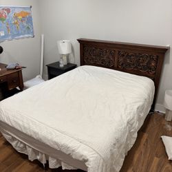 Queen Size Bed + Frame – Great Condition