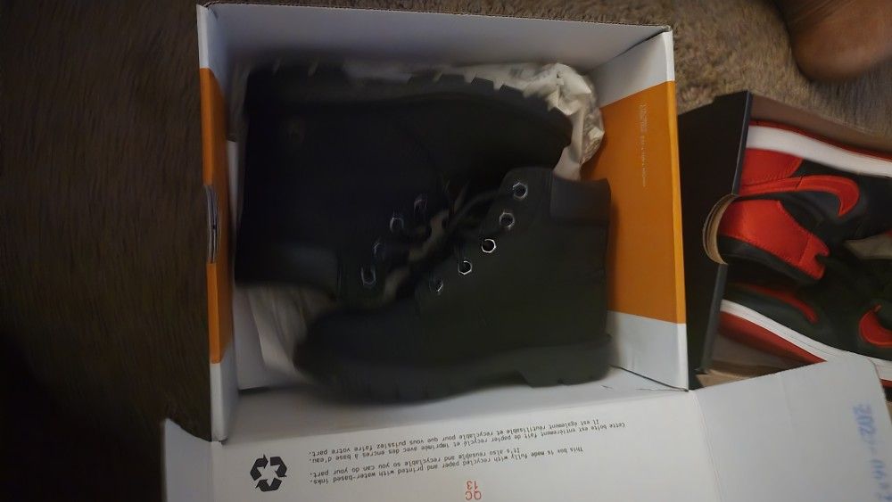 Toddler Timberlands And Jordan 10c