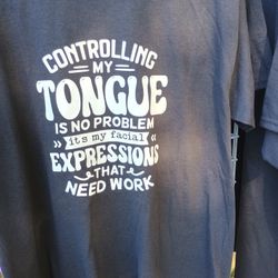 Controlling My Tongue - Custom T-Shirt 
