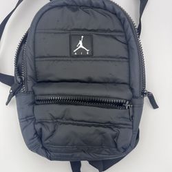 Nike Air Jordan Mini Black Backpack Unisex Jumpman Small Bag - PreOwned