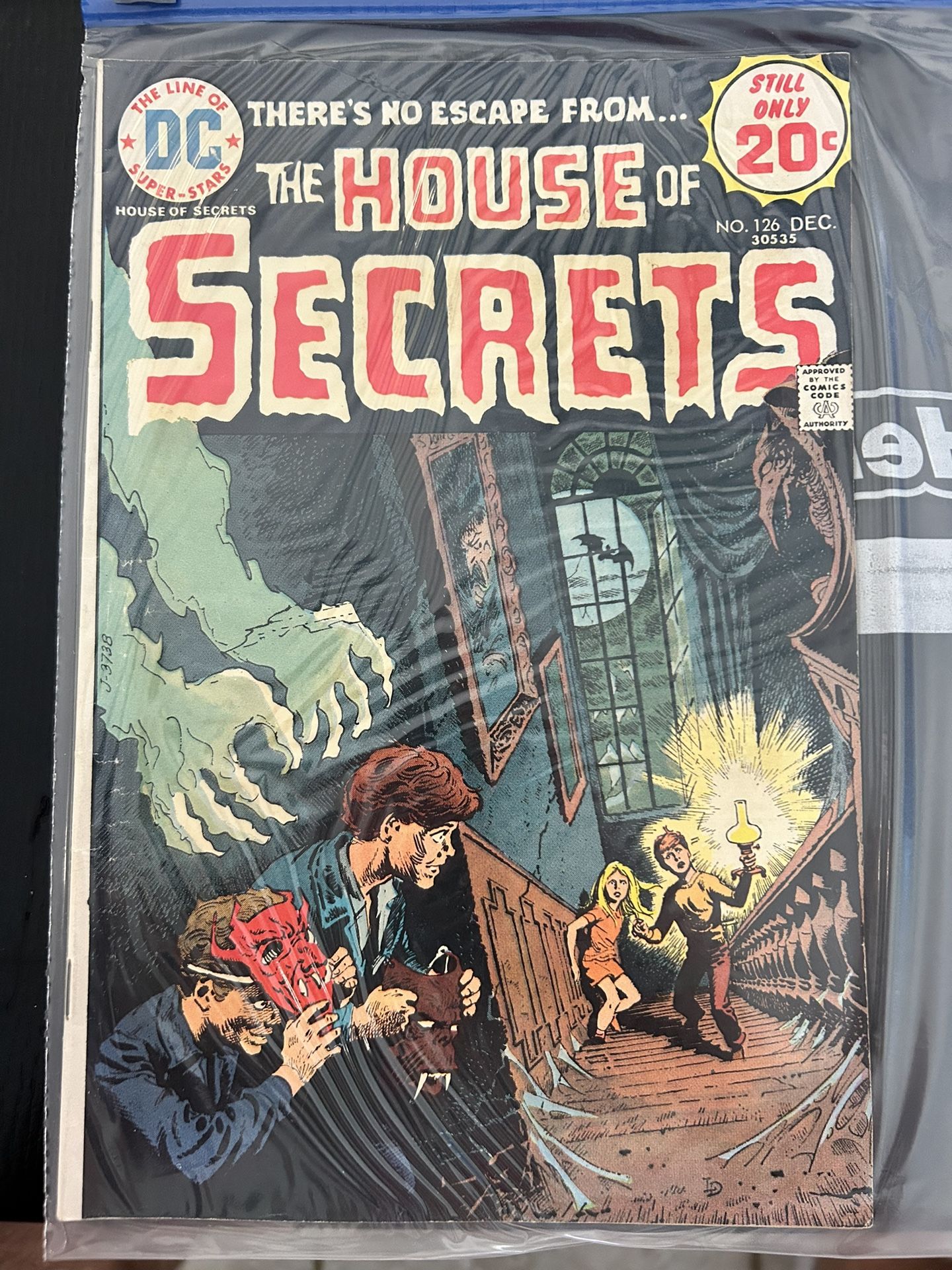 House of Secrets #126 (DC 1974) Bronze Age Horror Comic – Dominguez Cover