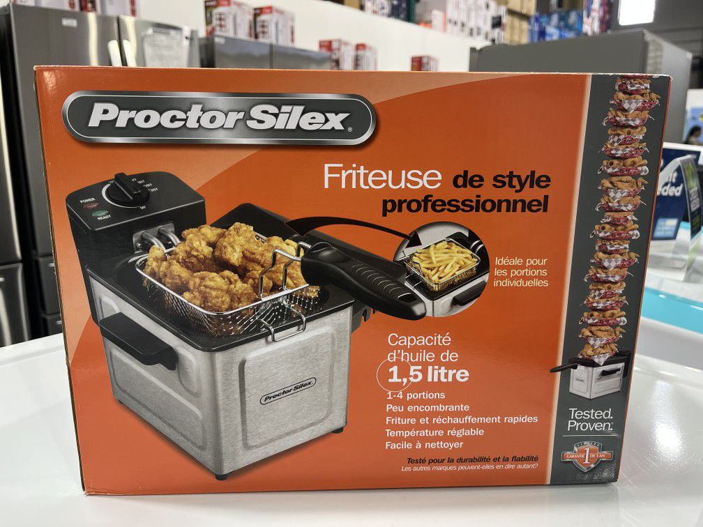 Proctor Silex 1.6qt Professional Deep Fryer Appliances Kitchen Freidora 35041