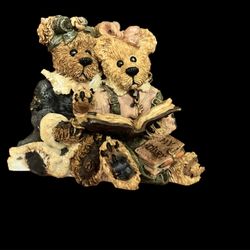 Boyds Bears Figurine Bailey & Becky The Diary Vintage 1997 The Boyds Collection China Boyds Bears Friends Two Bears Figurine Resin