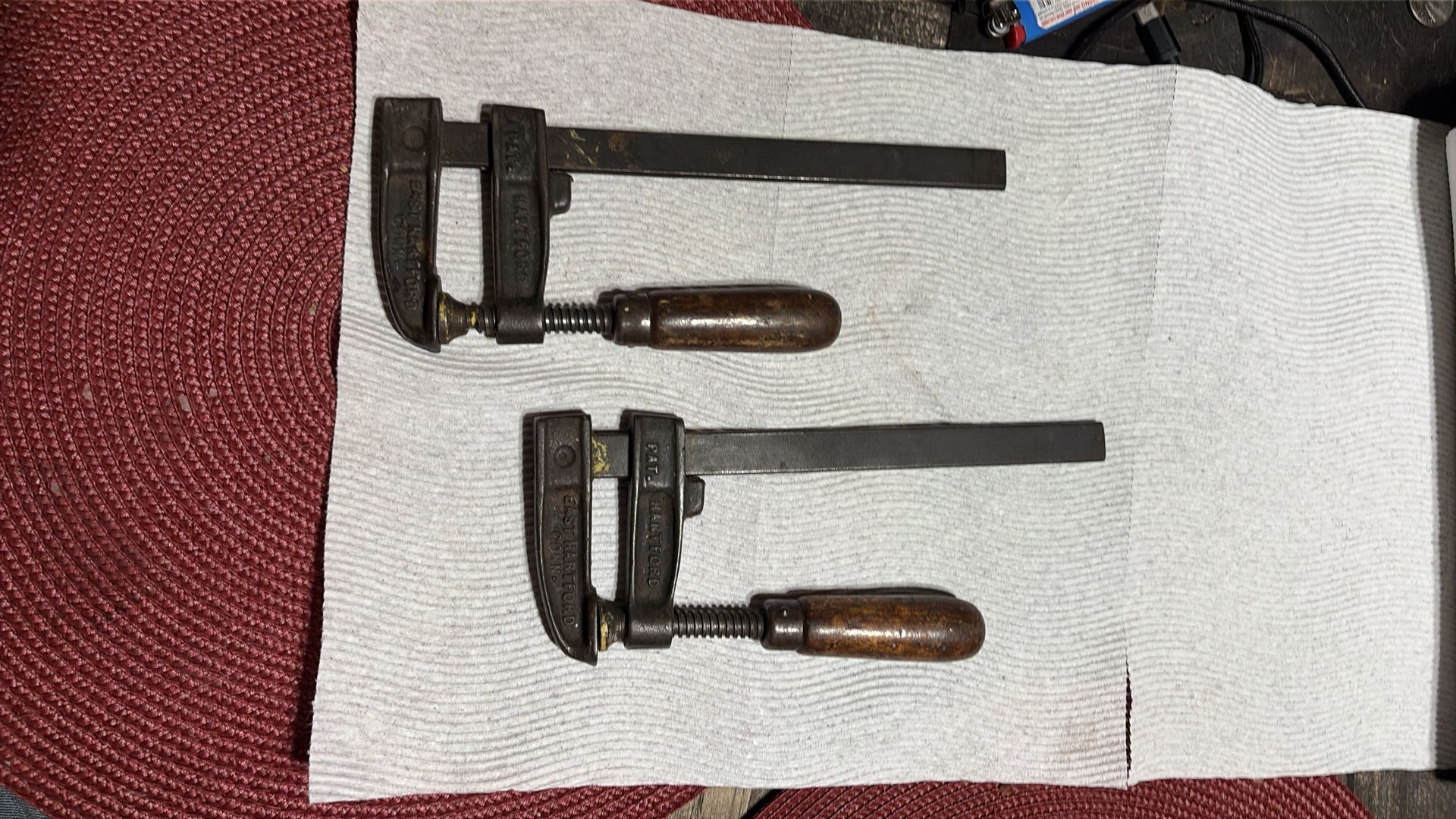 Vintage Hartford clamps