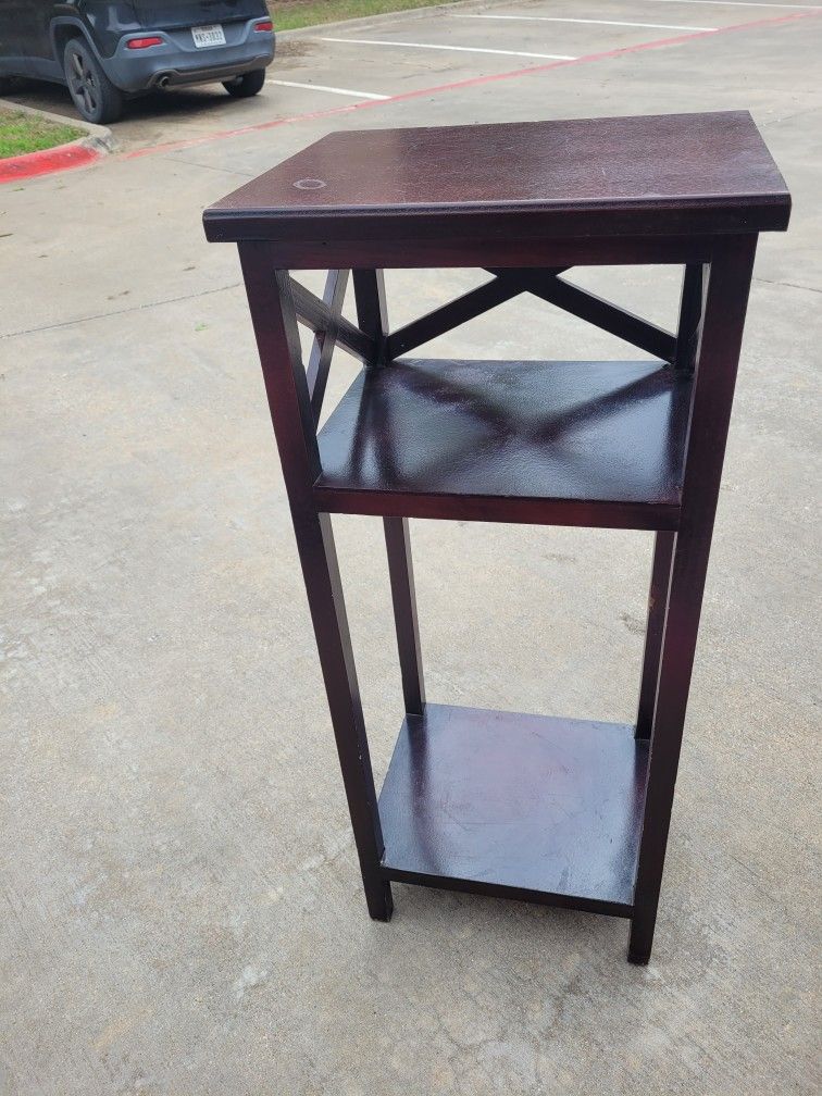 Wood Plant Stand 