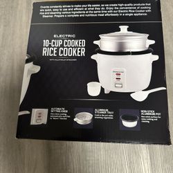 Ovente 10 Cup Rice Cooker New In Box