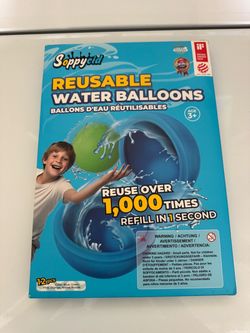 Soppycid Reusable Water Balloons 12-Pack