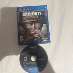 Call Of Duty WW11 PS4