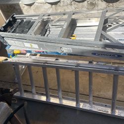 Werner Ladders, 16’ Aluminium 8” Aluminium 4’ Aluminium Black Heaviest Rating for Werner Strongest they make