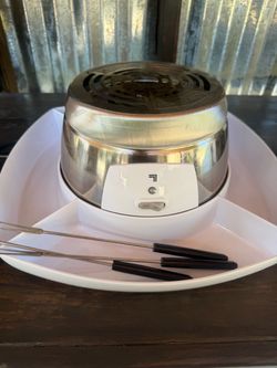 Electric smores Set with Forks