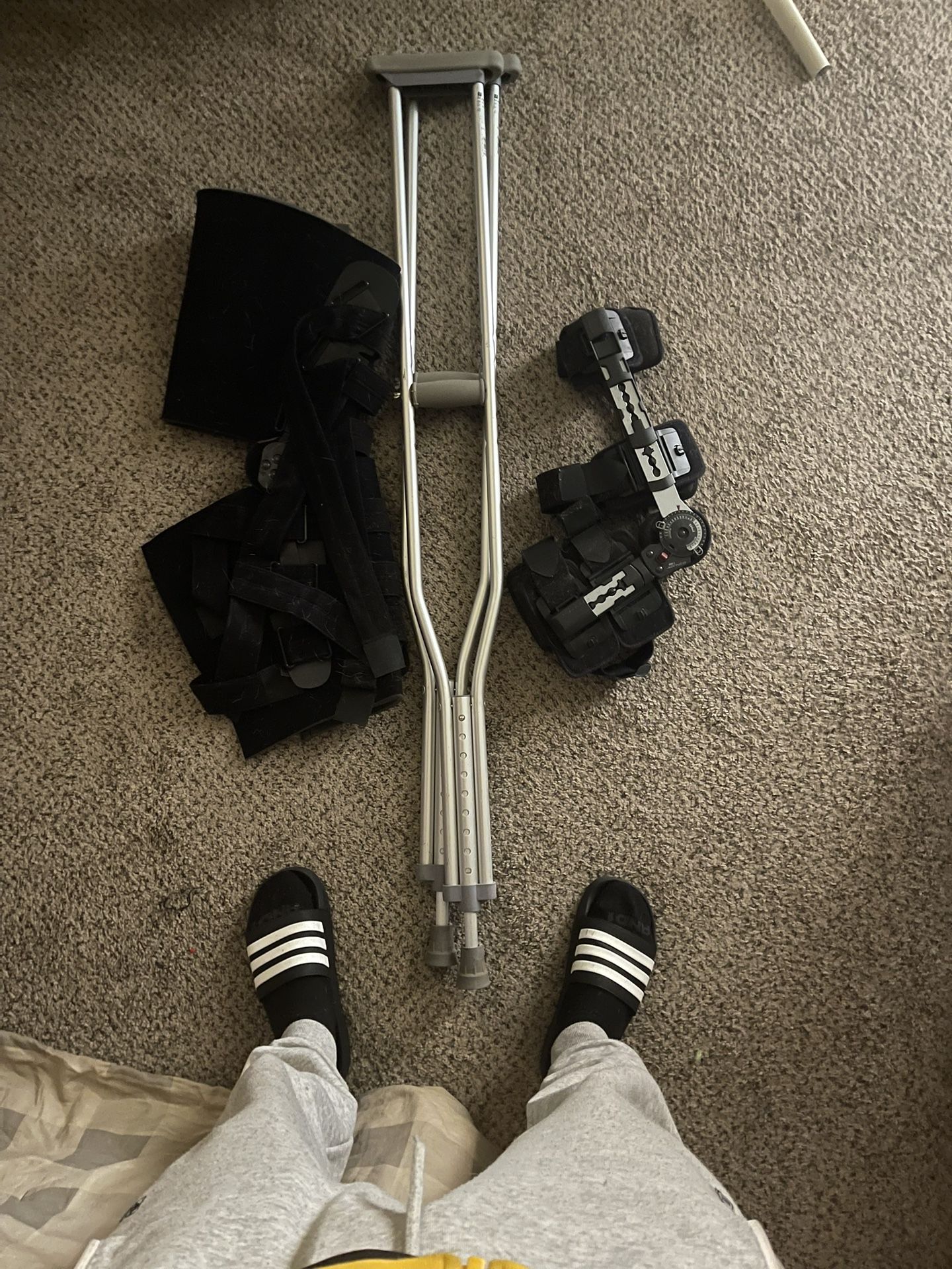 Crutches And Knee Braces